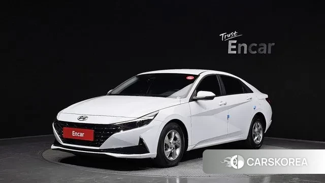 Hyundai Avante (CN7) 2022 Белый из Кореи