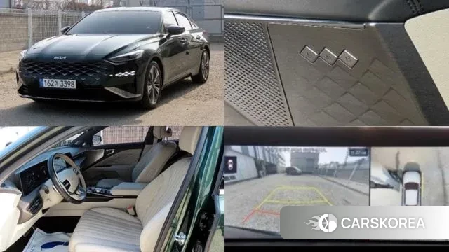 Kia K8 2022 Темно-зеленый из Кореи