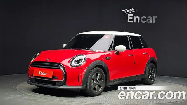 Mini Cooper 2022 Красный из Кореи