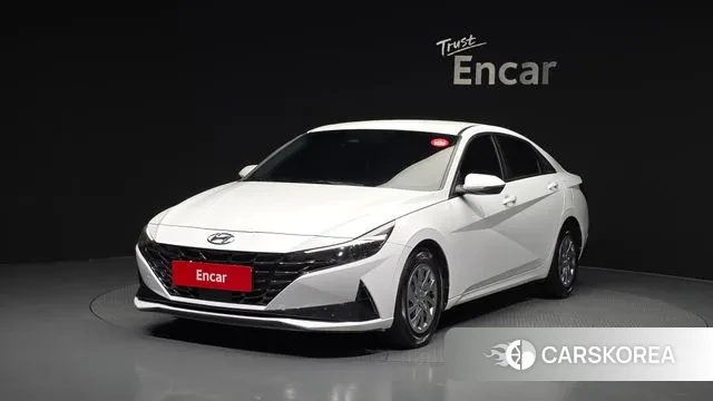 Hyundai Avante (CN7) 2021 Белый из Кореи