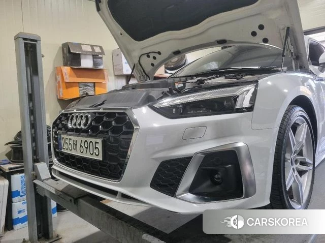 Audi A5 (F5) 2021 Белый из Кореи