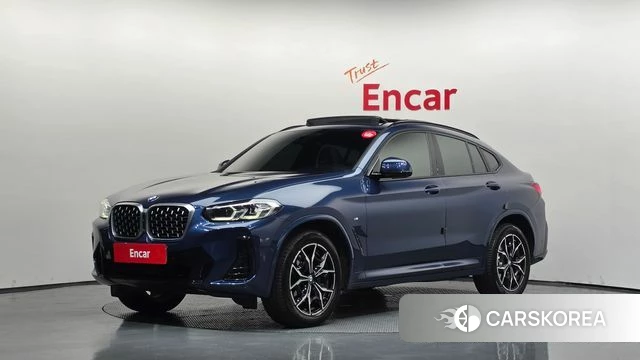 BMW X4 (G02) 2024 Синий из Кореи