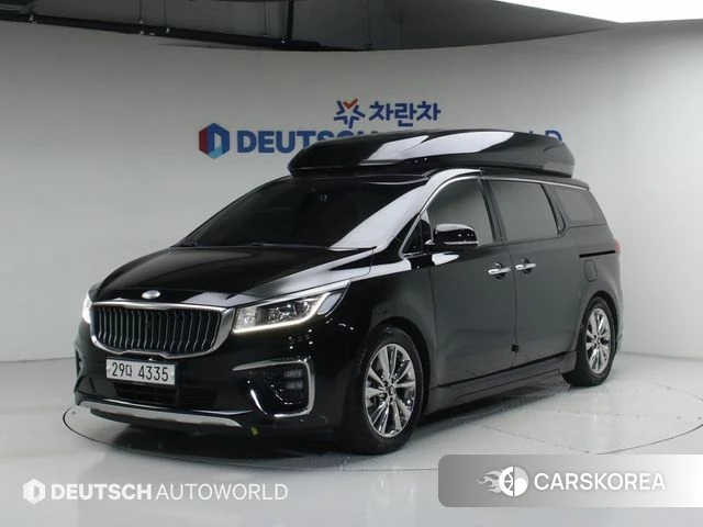 Kia The New Carnival 2019 Черный из Кореи