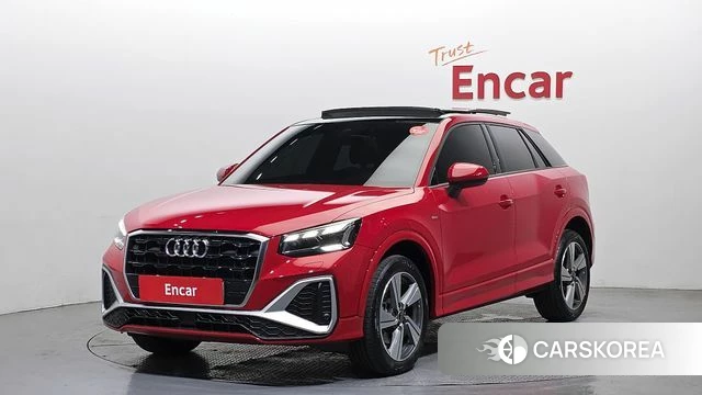 Audi Q2 2023 Красный из Кореи