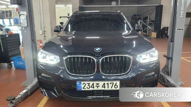 BMW X3 (G01) 2021 Синий из Кореи
