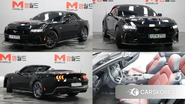 Ford Mustang 7th Generation 2024 Черный из Кореи