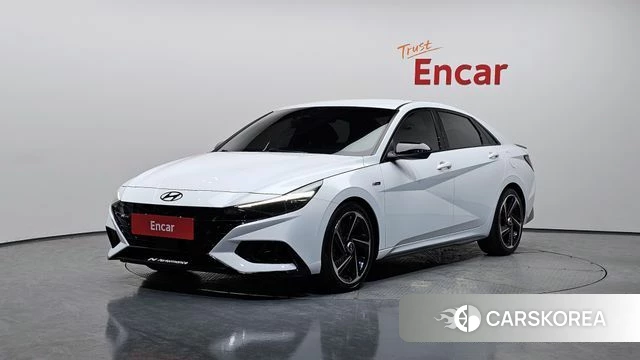 Hyundai Avante (CN7) 2020 Белый из Кореи