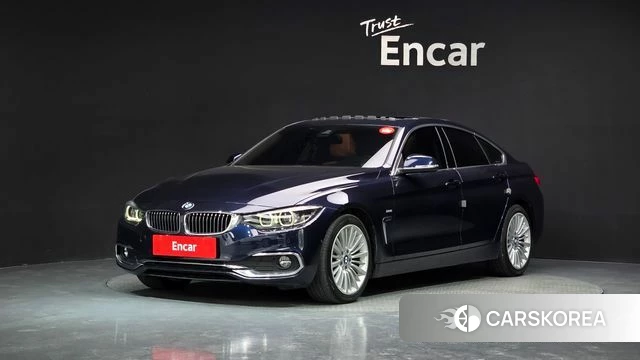 BMW 4 Series (F32) 2018 Синий из Кореи