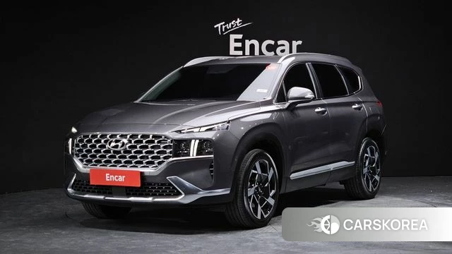 Hyundai The New Santa Fe 2021 Серый из Кореи