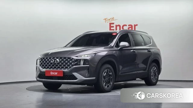 Hyundai The New Santa Fe 2021 Серый из Кореи