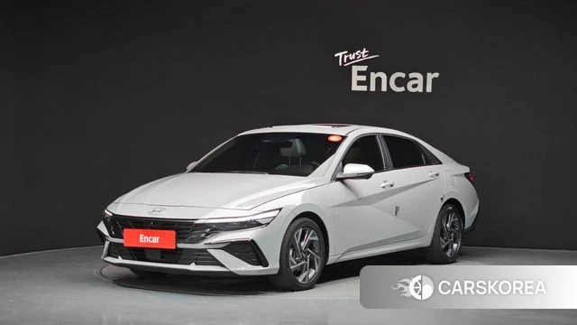 Hyundai The New Avante (CN7) 2023 Серебристо-серый из Кореи