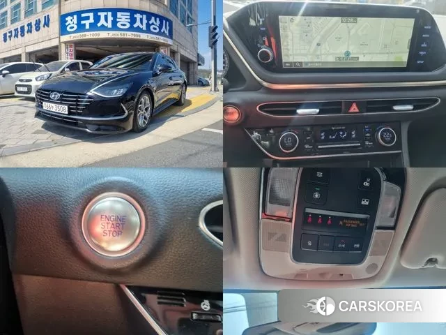 Hyundai Sonata (DN8) 2021 Черный из Кореи