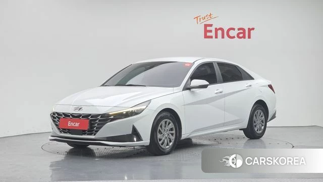 Hyundai Avante (CN7) 2020 Белый из Кореи