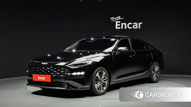 Kia K8 Hybrid 2021 Черный из Кореи