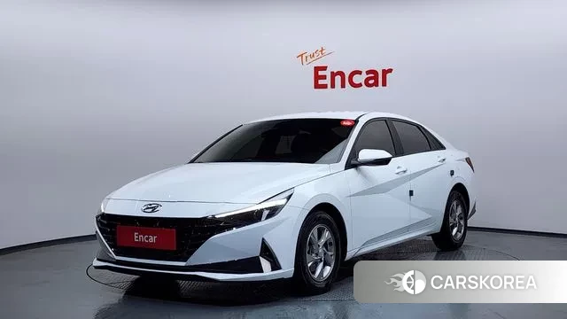 Hyundai Avante (CN7) 2020 Белый из Кореи