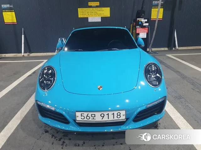 Porsche 911 2018 Небесно-голубой из Кореи