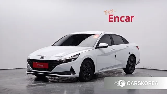 Hyundai Avante (CN7) 2022 Белый из Кореи