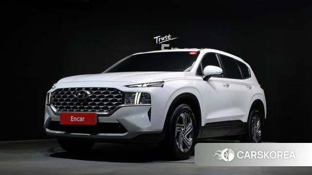 Hyundai The New Santa Fe 2022 Белый из Кореи