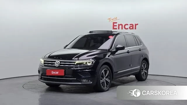 Volkswagen Tiguan second Generation 2020 Черный из Кореи