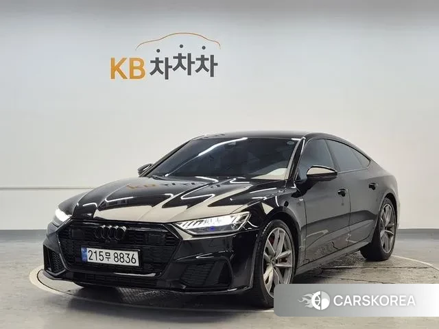 Audi A7 (4K) 2022 Черный из Кореи
