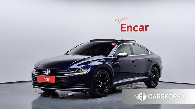 Volkswagen Arteon 2019 Синий из Кореи