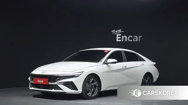 Hyundai The New Avante (CN7) 2024 Белый из Кореи