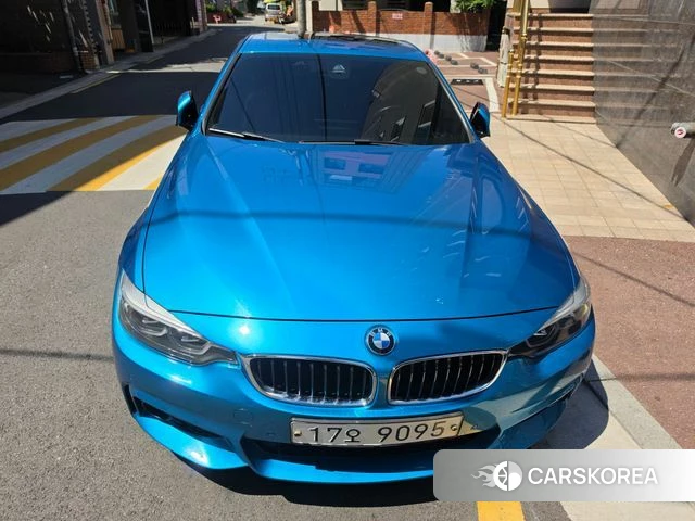 BMW 4 Series (F32) 2018 Синий из Кореи