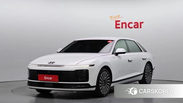 Hyundai Grandeur Hybrid (GN7) 2025 Белый из Кореи