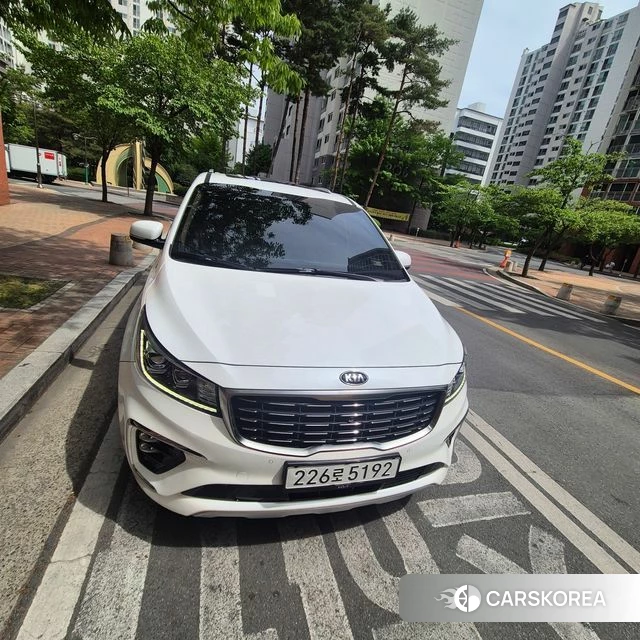 Kia The New Carnival 2019 Белый из Кореи