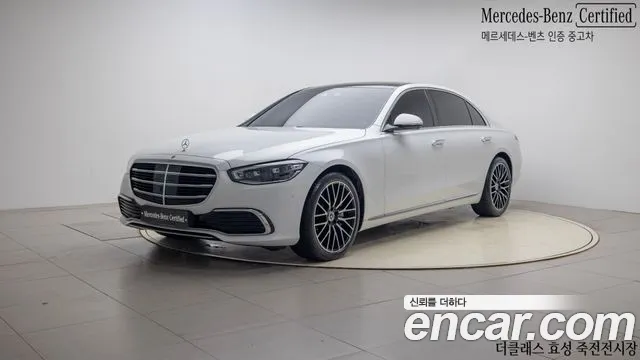 Mercedes-Benz S-Class W223 2024 Белый из Кореи