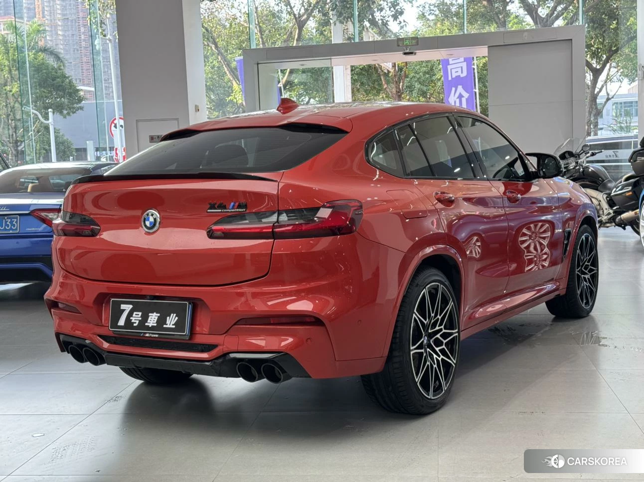 BMW X4 M 2021 Красный из Китая