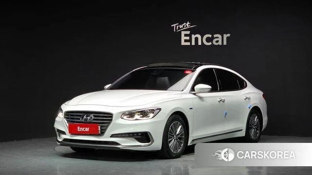 Hyundai Grandeur IG Hybrid 2019 Белый из Кореи
