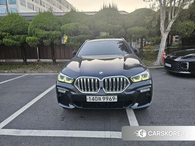 BMW X6 (G06) 2020 Черный из Кореи