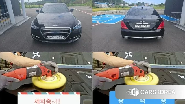 Genesis EQ900 2018 Черный из Кореи