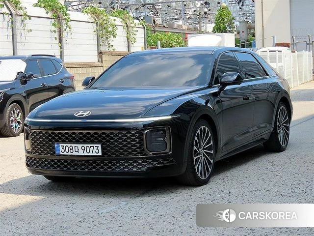 Hyundai Grandeur Hybrid (GN7) 2023 Черный из Кореи