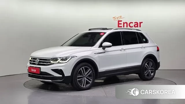 Volkswagen Tiguan second Generation 2021 Белый из Кореи