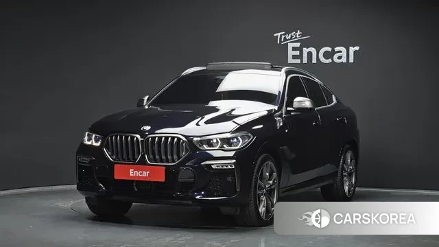 BMW X6 (G06) 2021 Черный из Кореи