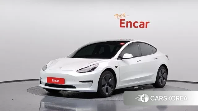 Tesla Model 3 2021 Белый из Кореи