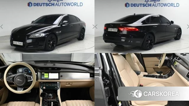 Jaguar XF (X260) 2019 Черный из Кореи