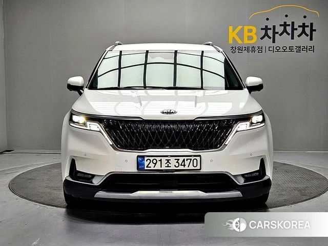 Kia Carnival 4th generation 2021 Белый из Кореи