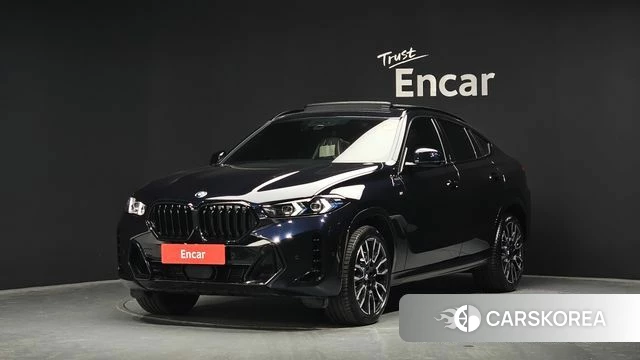 BMW X6 (G06) 2025 Черный из Кореи