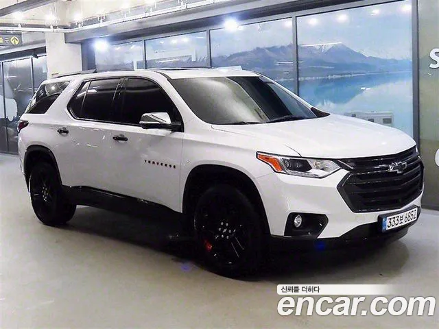 Chevrolet (GM Daewoo) Traverse 2021 Белый из Кореи