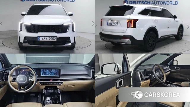 Kia The New Sorento 4th Generation 2025 Белый из Кореи