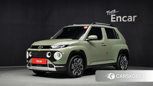 Hyundai Casper 2024 Темно-зеленый из Кореи