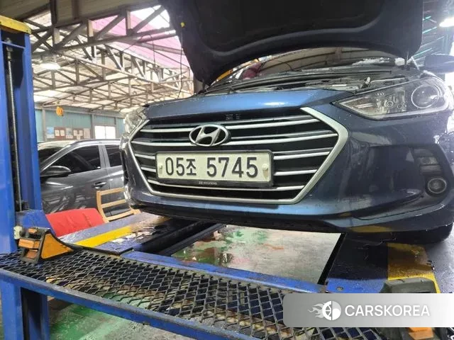 Hyundai Avante AD 2018 Синий из Кореи