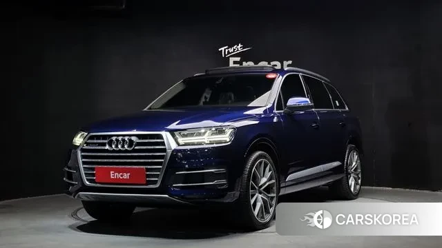 Audi Q7 (4M) 2019 Синий из Кореи