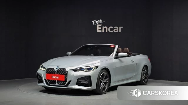 BMW 4 Series (G22) 2022 Светло-серебряный цвет из Кореи