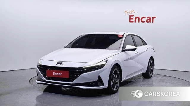 Hyundai Avante (CN7) 2020 Белый из Кореи