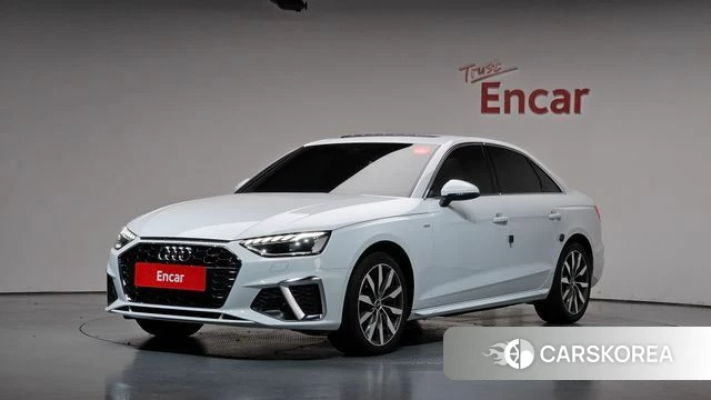 Audi A4 (B9) 2023 Белый из Кореи
