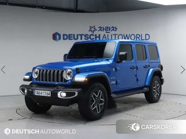 Jeep Wrangler (JL) 2024 Синий из Кореи